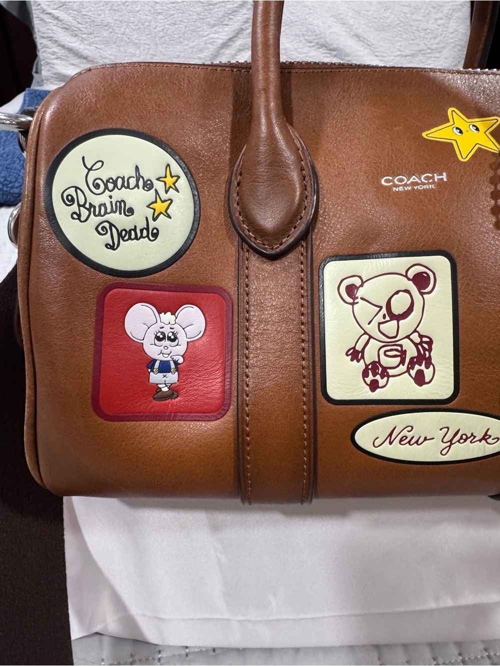 Coach Brain Dead exclusive Compass 25 Leather Bag - Picture 6 of 11